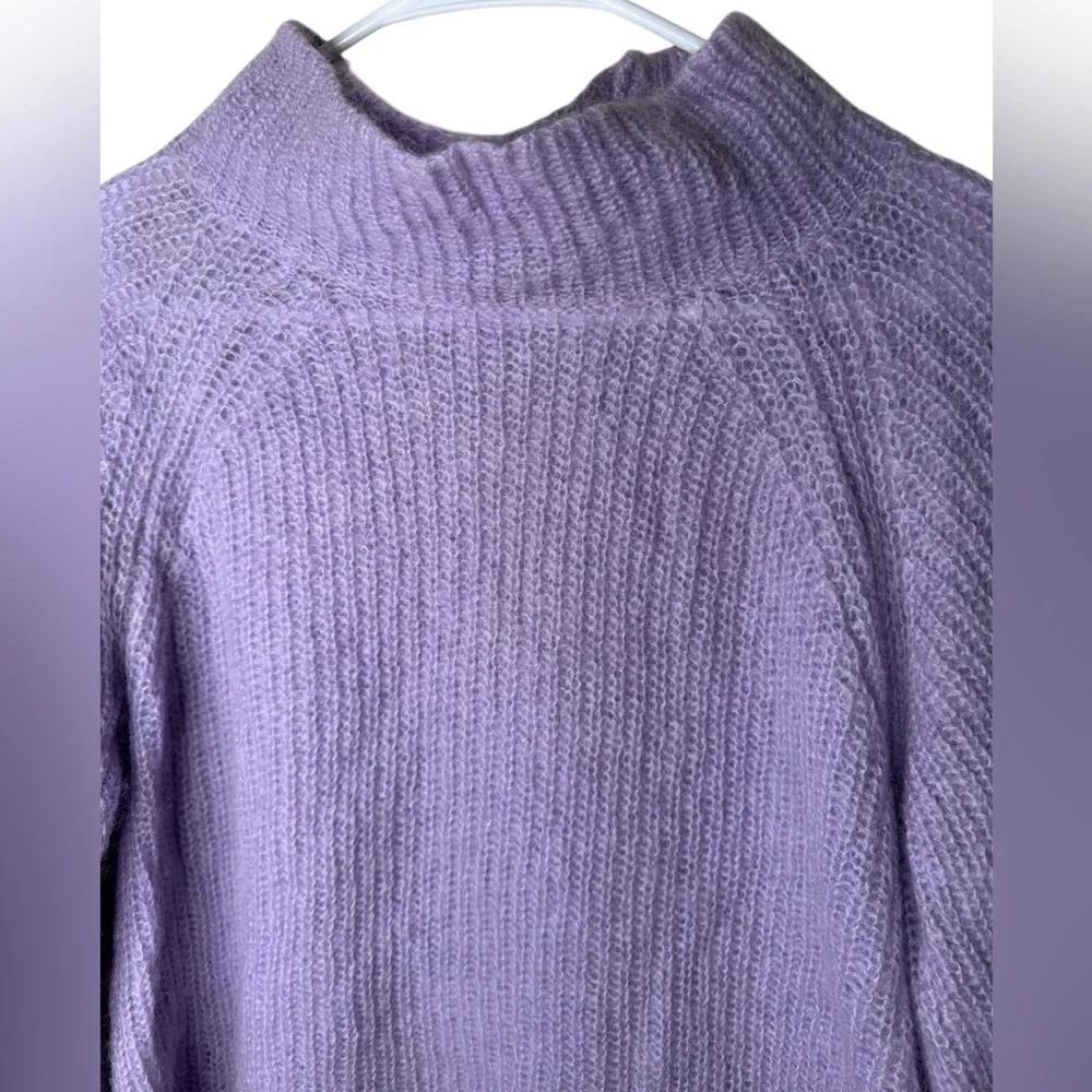NAADAM Umbriel Turtleneck Sweater Lilac Purple Size Medium Revolve Mohair Blend